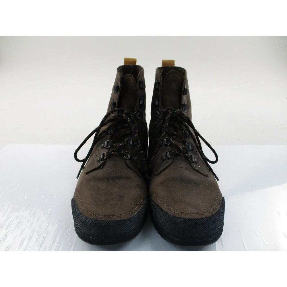 Sorel Ankeny Boots Men 12 Brown Waterproof Leather Utility Hiking NM2100-256